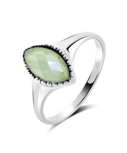 Prehnite Silver Rings NSR-2329